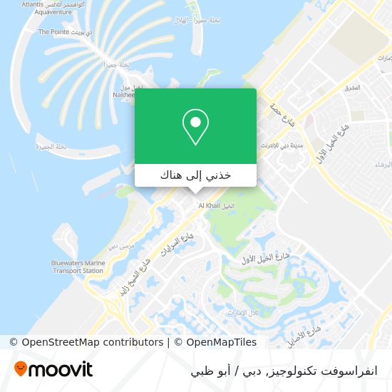 خريطة انفراسوفت تكنولوجيز