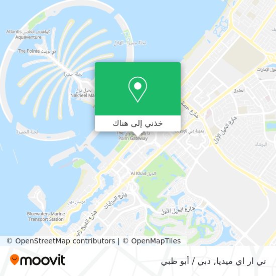خريطة تي ار اي ميديا