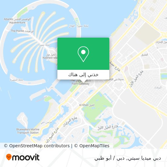 خريطة دبي ميديا سيتي