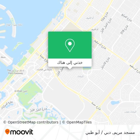 خريطة مسجد مريم