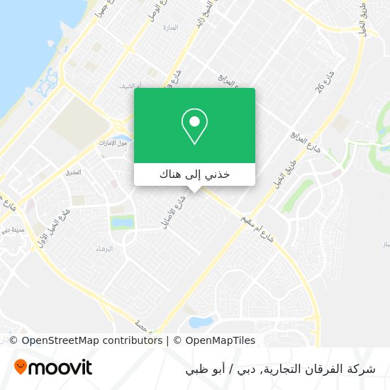 خريطة شركة الفرقان التجارية
