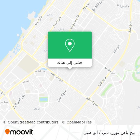 خريطة بيج باص تورز
