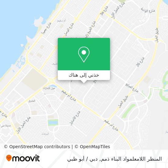 خريطة المنظر اللامعلمواد البناء ذمم