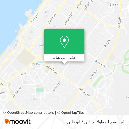 خريطة ام سقيم للمقاولات