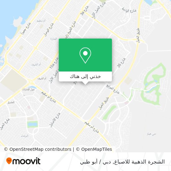 خريطة الشجرة الذهبية للاصباغ