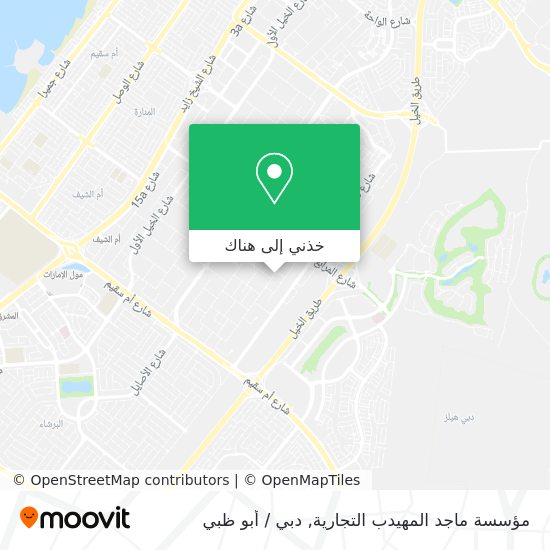 خريطة مؤسسة ماجد المهيدب التجارية