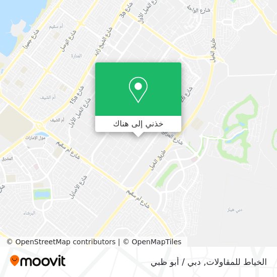 خريطة الخياط للمقاولات