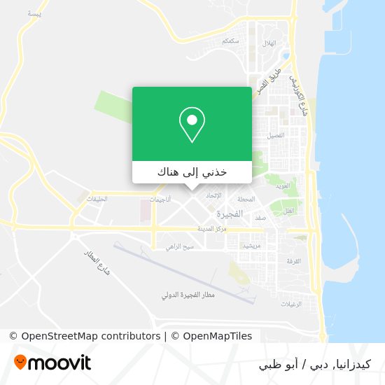 خريطة كيدزانيا