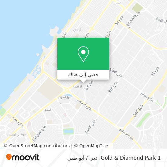 خريطة Gold & Diamond Park 1