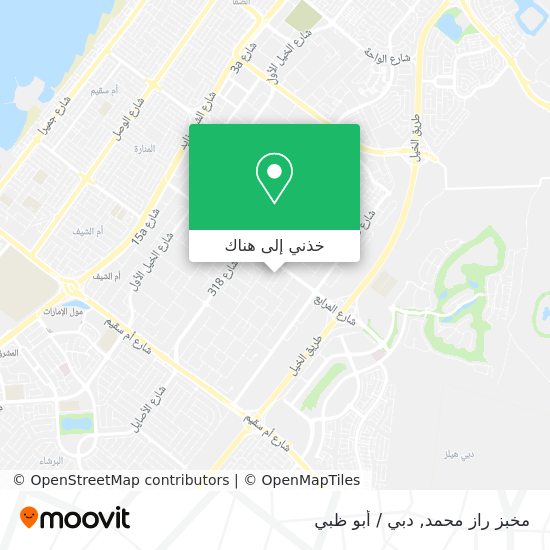 خريطة مخبز راز محمد