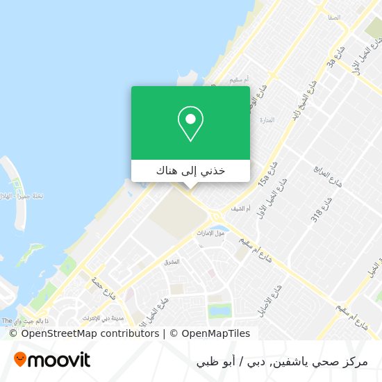 خريطة مركز صحي ياشفين