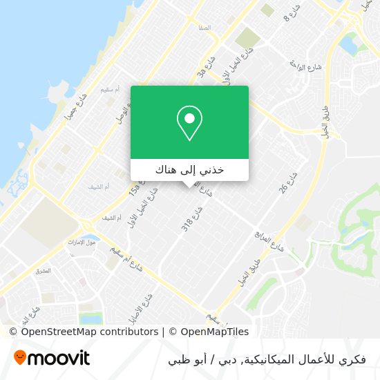 خريطة فكري للأعمال الميكانيكية