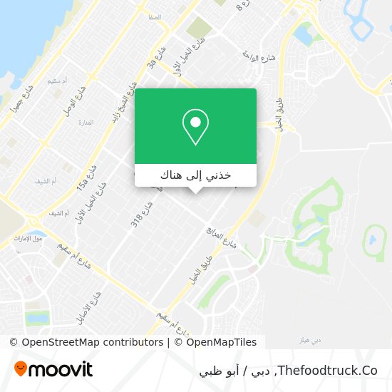 خريطة Thefoodtruck.Co