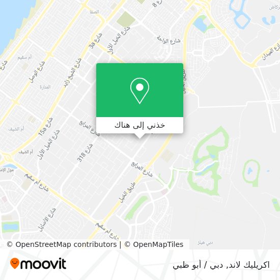 خريطة اكريليك لاند