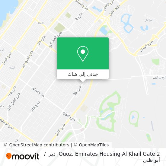 خريطة Quoz, Emirates Housing Al Khail Gate 2