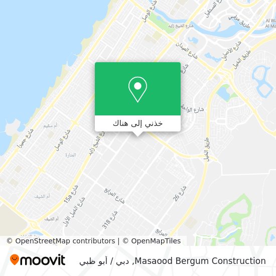 خريطة Masaood Bergum Construction