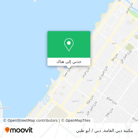 خريطة مكتبة دبي العامة