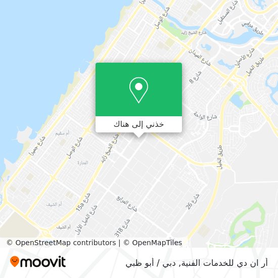 خريطة أر ان دي للخدمات الفنية