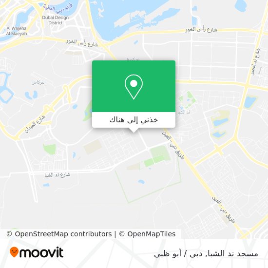 خريطة مسجد ند الشبا