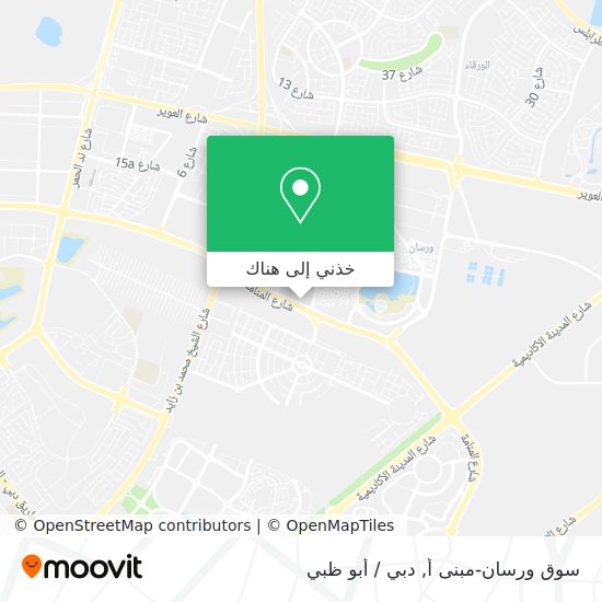 خريطة سوق ورسان-مبنى أ
