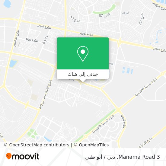 خريطة Manama Road 3
