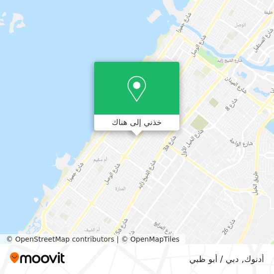 خريطة أدنوك