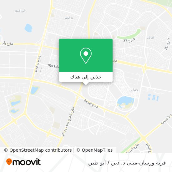 خريطة قرية ورسان-مبنى د