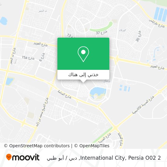 خريطة International City, Persia O02 2