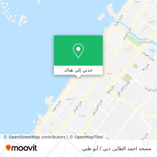 خريطة مسجد احمد الطاير
