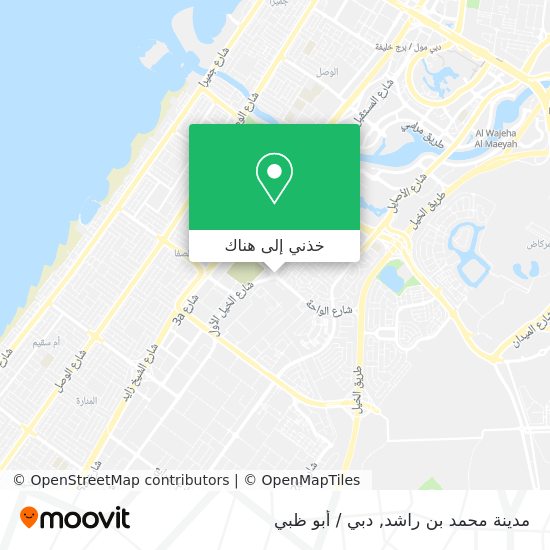 خريطة مدينة محمد بن راشد