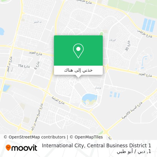 خريطة International City, Central Business District 1 1