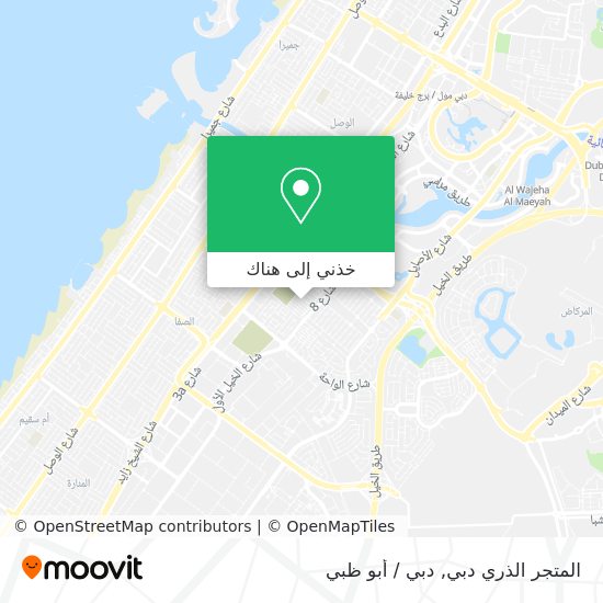 خريطة المتجر الذري دبي