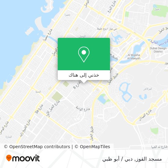 خريطة مسجد القوز