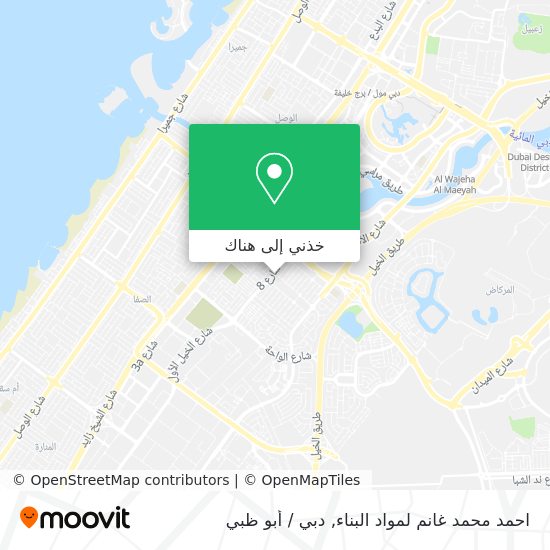 خريطة احمد محمد غانم لمواد البناء