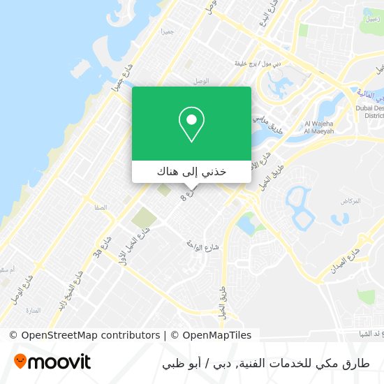 خريطة طارق مكي للخدمات الفنية