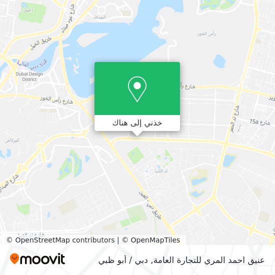 خريطة عنيق احمد المري للتجارة العامة
