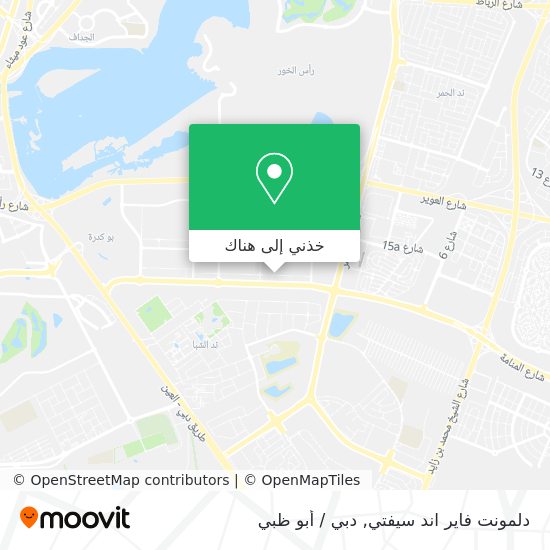 خريطة دلمونت فاير اند سيفتي