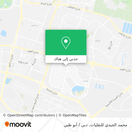 خريطة محمد الجيدي للنقليات