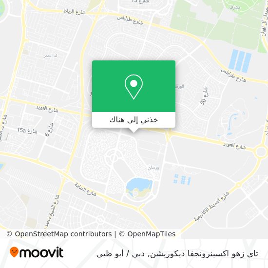 خريطة تاي زهو اكسينرونجفا ديكوريشن