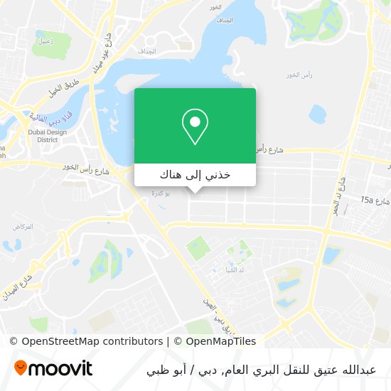 خريطة عبدالله عتيق للنقل البري العام