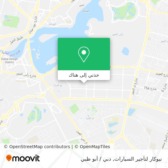 خريطة نيوكار لتأجير السيارات