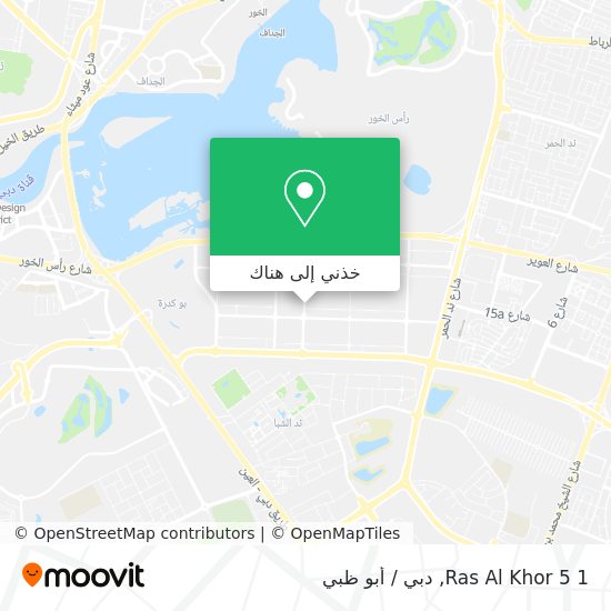 خريطة Ras Al Khor 5 1