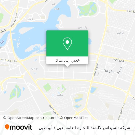 خريطة شركة تلسيداس لالشند للتجارة العامة