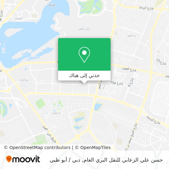 خريطة حسن علي الزعابي للنقل البري العام