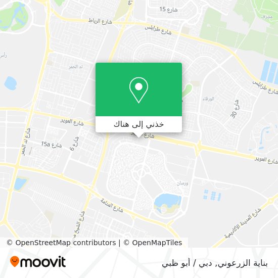 خريطة بناية الزرعوني