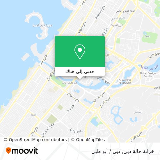 خريطة خزانة حالة دبي