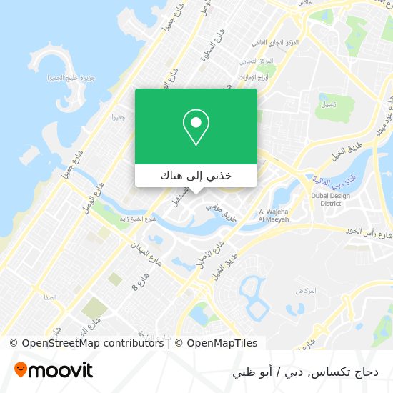 خريطة دجاج تكساس