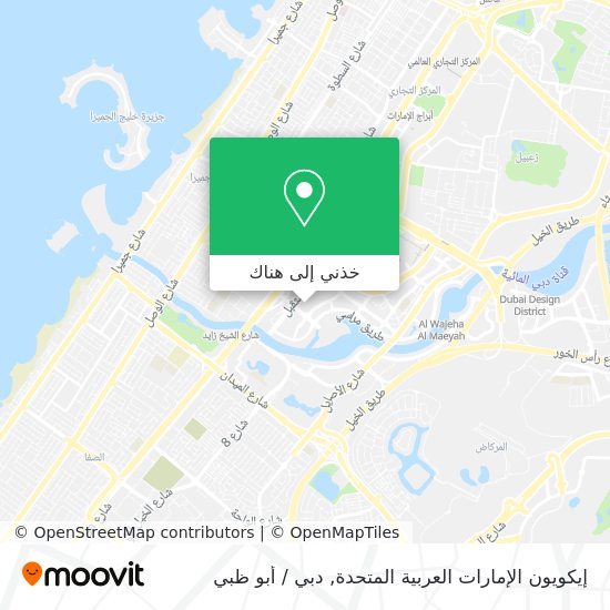 خريطة إيكويون الإمارات العربية المتحدة