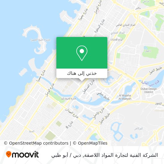 خريطة الشركة الفنية لتجارة المواد اللاصقة