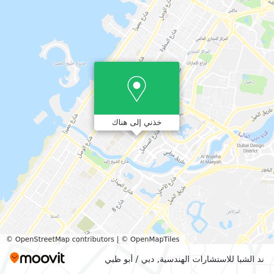 خريطة ند الشبا للاستشارات الهندسية